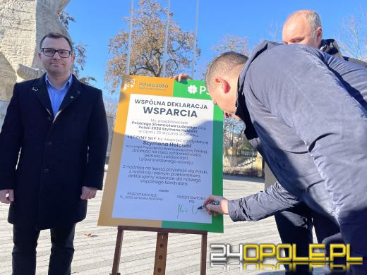 Intensywne polityczne początki kampanii prezydenckiej na Placu Wolności w Opolu