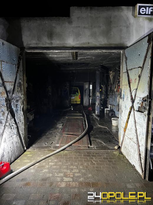 Pożar w Długomiłowicach: strażacy ugasili ogień w warsztacie i altanie