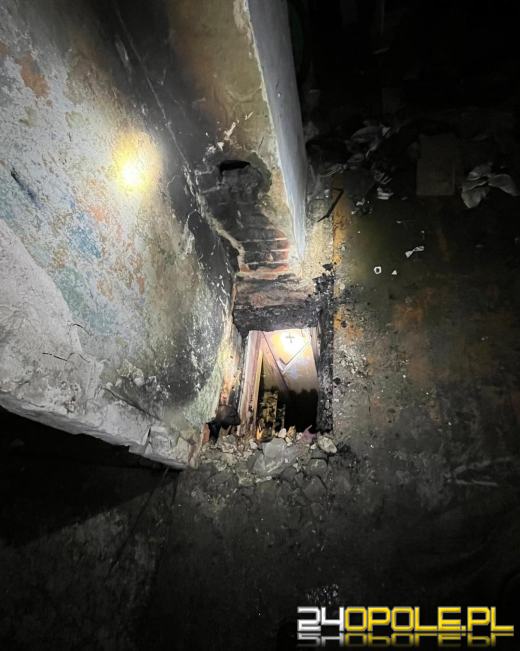 Pożar domu w Kędzierzynie-Koźlu