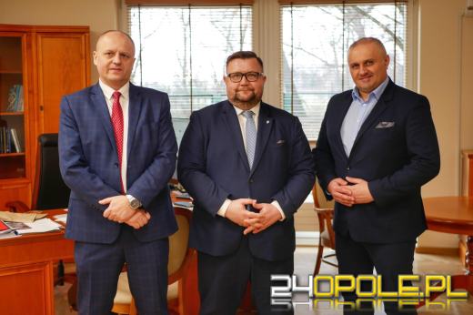 Marszałek Szymon Ogłaza z wizytą roboczą w Nysie. Tematami inwestycje i rozwój