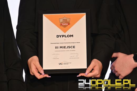 Gala Opolskich Perspektyw 2025. Najlepsze szkoły średnie w województwie nagrodzone