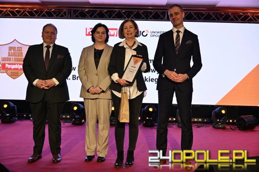 Gala Opolskich Perspektyw 2025. Najlepsze szkoły średnie w województwie nagrodzone