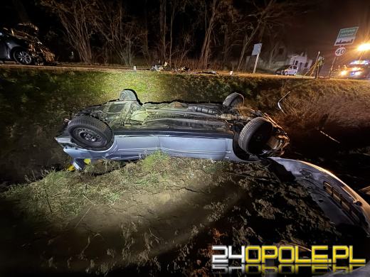 Śmiertelny wypadek na trasie Leśnica - Lichynia. Nie żyje 20-letni kierowca