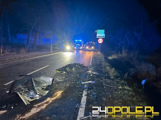 Śmiertelny wypadek na trasie Leśnica - Lichynia. Nie żyje 20-letni kierowca