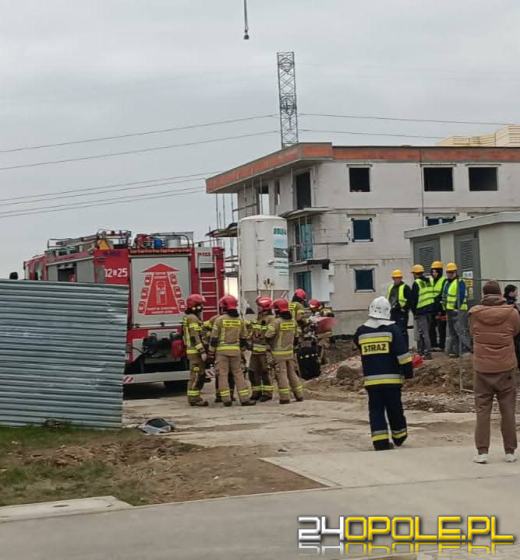 Wypadek na budowie w Opolu- Szczepanowicach. Pracownik spadł z wysokości