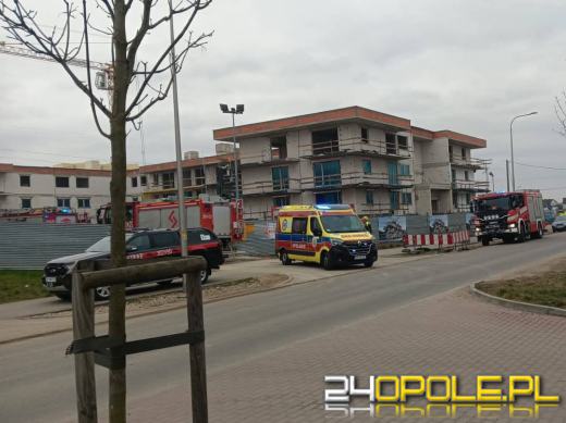 Wypadek na budowie w Opolu- Szczepanowicach. Pracownik spadł z wysokości