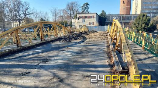 Trwa remont "żółtego mostku" w Opolu