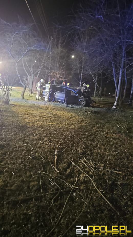 Wypadek w miejscowości Kup. Trzy osoby trafiły do szpitala