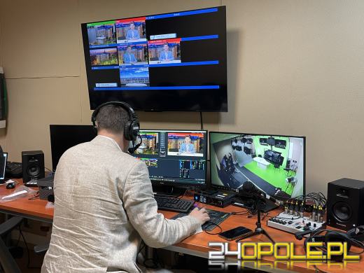 Kamera, akcja! Nowe studio telewizyjne na Uniwersytecie Opolskim oficjalnie otwarte