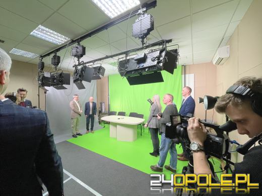 Kamera, akcja! Nowe studio telewizyjne na Uniwersytecie Opolskim oficjalnie otwarte