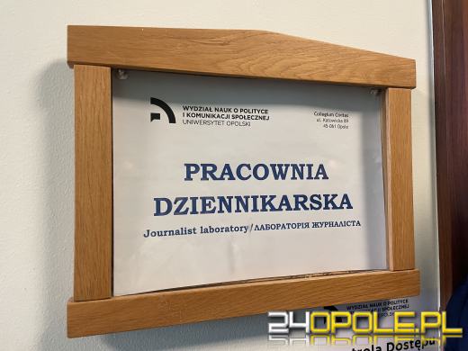 Kamera, akcja! Nowe studio telewizyjne na Uniwersytecie Opolskim oficjalnie otwarte