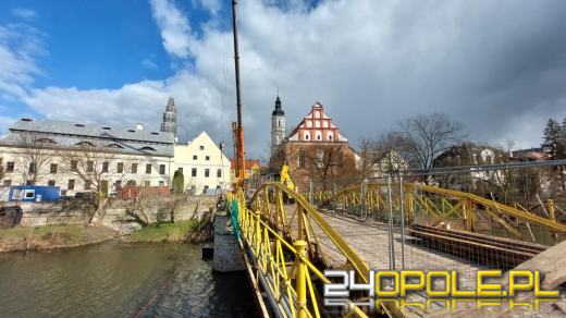 Remont Mostu Zamkowego w Opolu. Prace przebiegają zgodnie z planem
