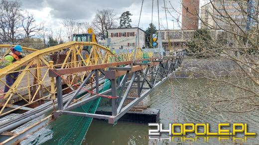 Remont Mostu Zamkowego w Opolu. Prace przebiegają zgodnie z planem