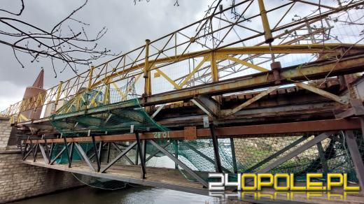 Remont Mostu Zamkowego w Opolu. Prace przebiegają zgodnie z planem