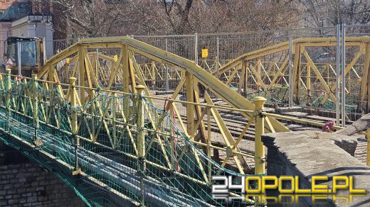 Remont Mostu Zamkowego w Opolu. Prace przebiegają zgodnie z planem