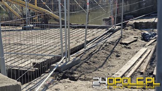 Remont Mostu Zamkowego w Opolu. Prace przebiegają zgodnie z planem