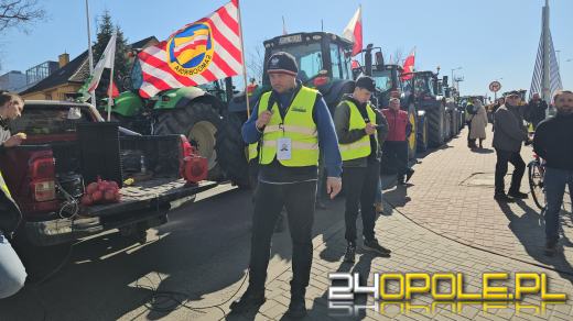 Rolnicy przejęli ulice Opola. Protest przeciwko działaniom KOWR