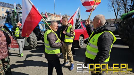 Rolnicy przejęli ulice Opola. Protest przeciwko działaniom KOWR