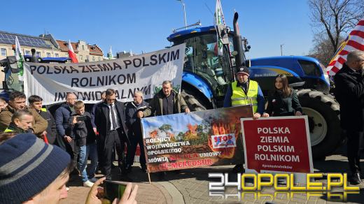 Rolnicy przejęli ulice Opola. Protest przeciwko działaniom KOWR