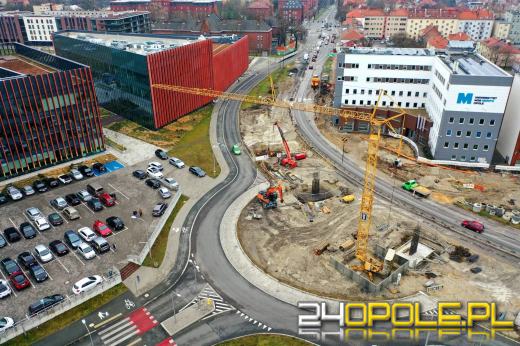 Roboty drogowe przy CUP nabierają tempa