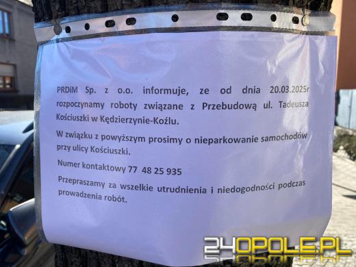 Kędzierzyn-Koźle: Ważna inwestycja drogowa weszła w fazę realizacji