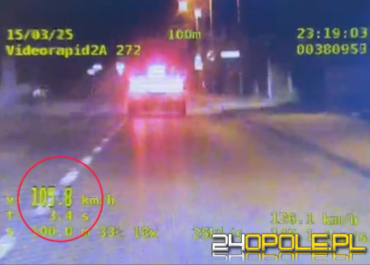 Pędził przez miasto 105 km/h - stracił prawo jazdy na 3 miesiące