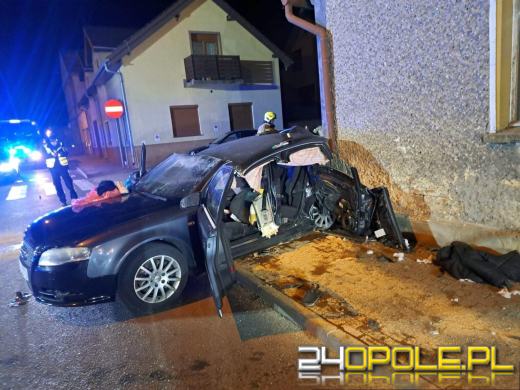 Pijana doprowadziła do wypadku. Cztery osoby trafiły do szpitala. Na miejscu lądował LPR