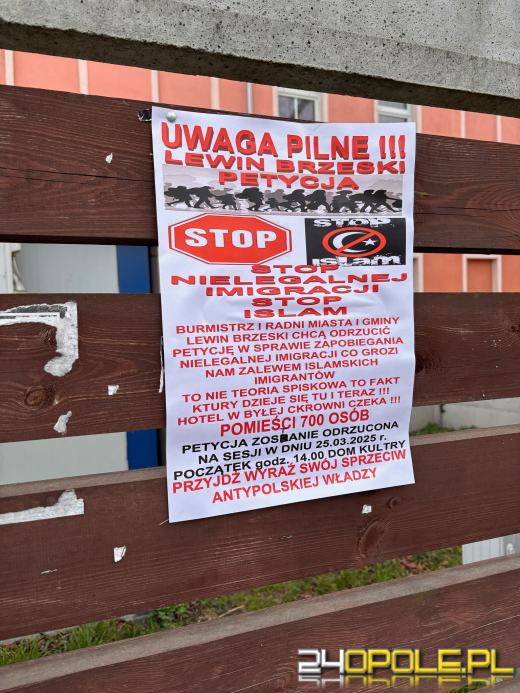 Radni Lewina Brzeskiego rozpatrywali petycję dot. imigrantów. Były komandos w akcji