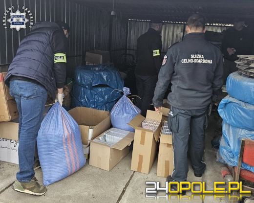 Policja zabezpieczyła ponad 45 kg nielegalnego tytoniu i 34 tysiące papierosów bez akcyzy