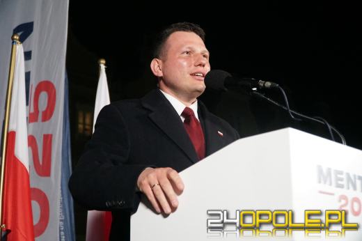 Sławomir Mentzen zakończył wizytę na Opolszczyźnie