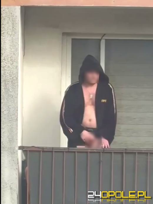 Miał się onanizować na balkonie. Zajęła się nim Straż Graniczna 