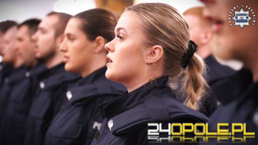  Ślubowanie nowych policjantów w Opolu