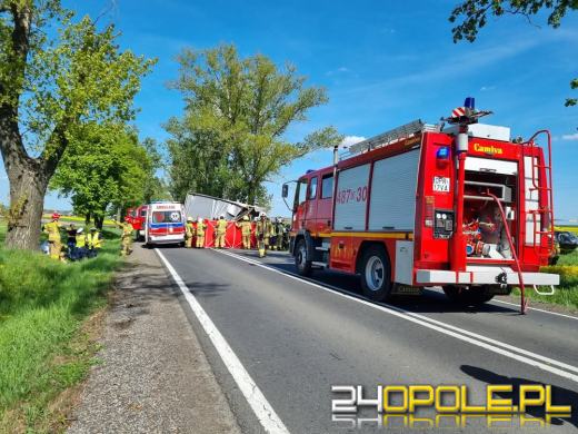 Śmiertelny wypadek na DK40. Droga zablokowana AKTUALIZACJA 