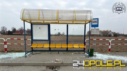 Zniszczył przystanek autobusowy. Teraz czeka go więzienie i wysoka grzywna