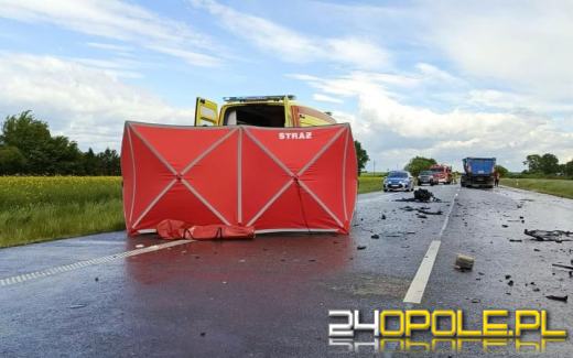 Tragiczny wypadek na obwodnicy Lubrzy. Nie żyje 27-letnia kobieta