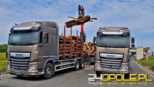 Przeciążony transport drewna zatrzymany przez Inspekcję Transportu Drogowego