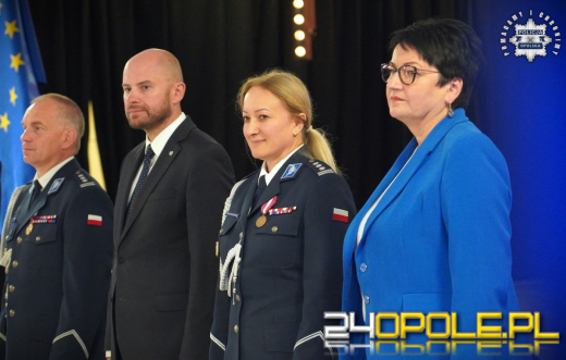 Medale, odznaczenia i nowi adepci. Opolska Policja w świetnej kondycji