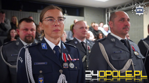Medale, odznaczenia i nowi adepci. Opolska Policja w świetnej kondycji