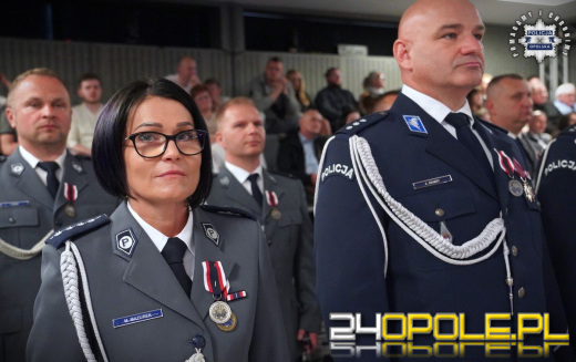Medale, odznaczenia i nowi adepci. Opolska Policja w świetnej kondycji