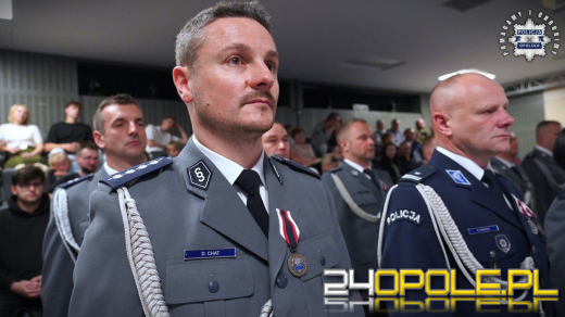 Medale, odznaczenia i nowi adepci. Opolska Policja w świetnej kondycji