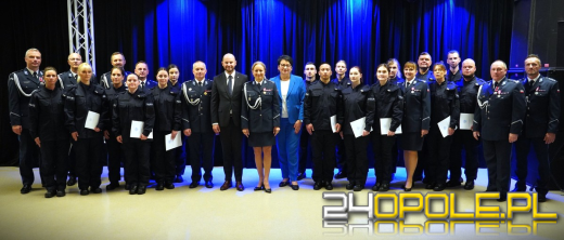 Medale, odznaczenia i nowi adepci. Opolska Policja w świetnej kondycji