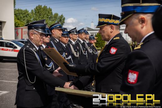 Dzień Strażaka w Opolu - strażacy uhonorowani za ofiarną służbę