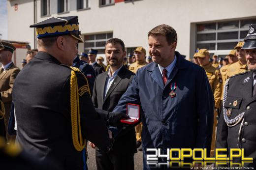 Dzień Strażaka w Opolu - strażacy uhonorowani za ofiarną służbę