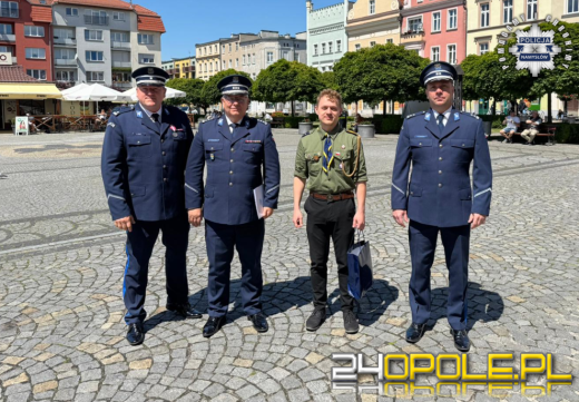 Opolska Policja i harcerze razem na rzecz rozwoju bezpieczeństwa i edukacji młodzieży