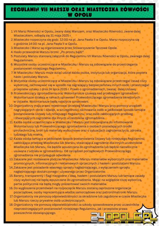 "Po prostu bądź". Marsz Równości już w tę sobotę