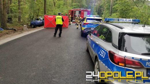 Tragiczny wypadek pod Namysłowem - 21-latek zginął na miejscu