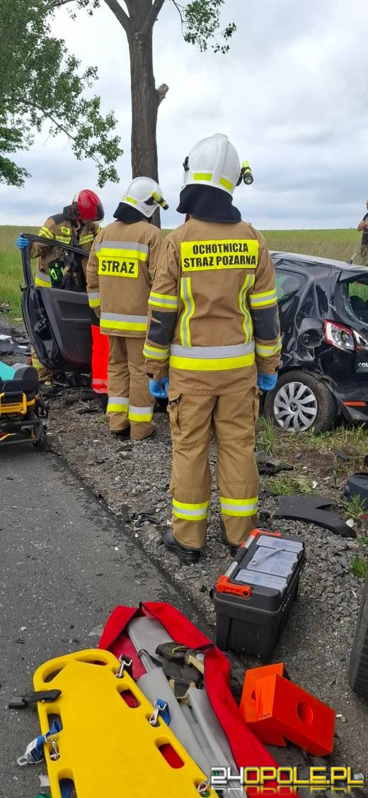 Tragiczny wypadek na DW 416 w Boguchwałowie 