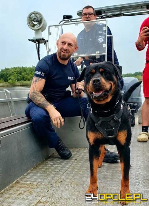  Szkolenie policyjnych psów na wodzie