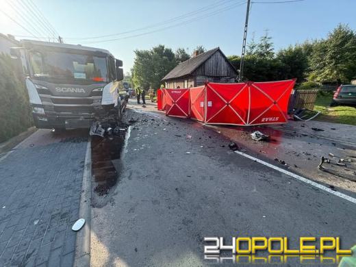 Olescy policjanci wyjaśniają okoliczniości śmiertelnego wypadku w Żytniowie