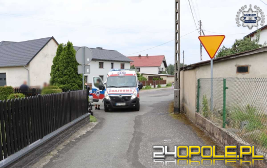 Hulajnogą elektryczną wjechał w płot. 13-latek trafił do szpitala